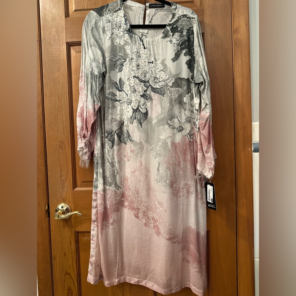 Beautiful silk embroidered top